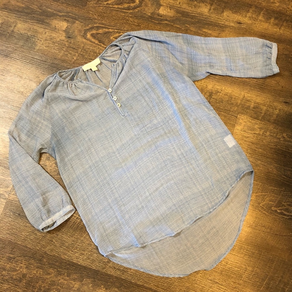 Light blue Olive & Oak blouse size medium